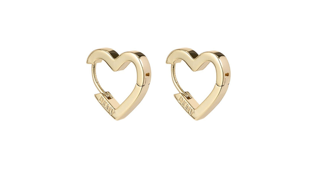 Not Yer Average Heart Hoop Earrings